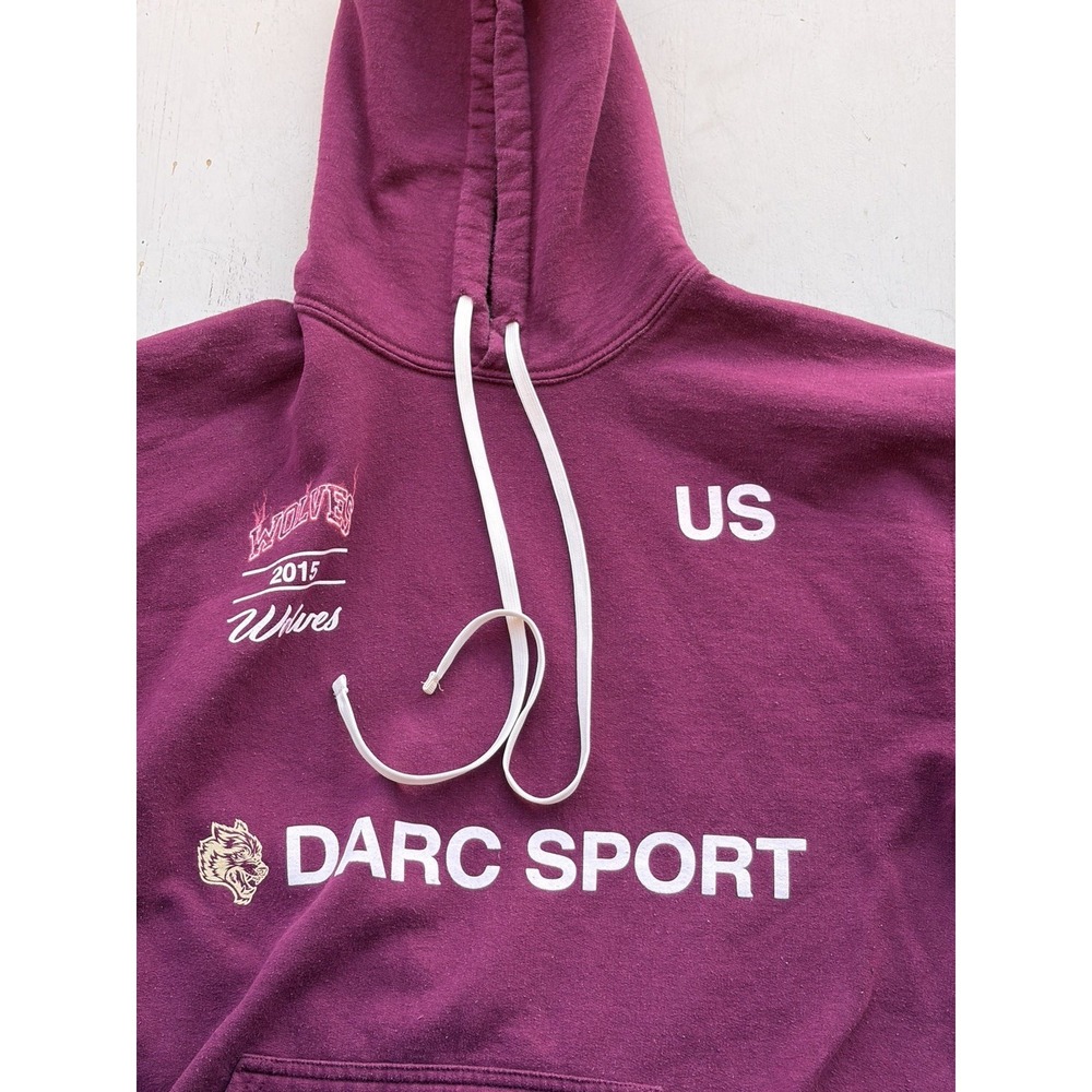 Men's Darc Sport Hoodie Multicolor Wolves M Streetwear Pullover City Hip Hop US